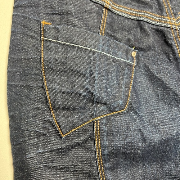 Rifle Jeans Dark Denim Mini Skirt Y2K - Picture 5 of 8